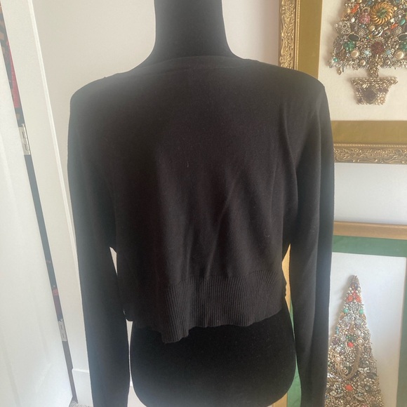 Voodoo Vixen Cropped Cupid Hearts Cardigan - Picture 2 of 4